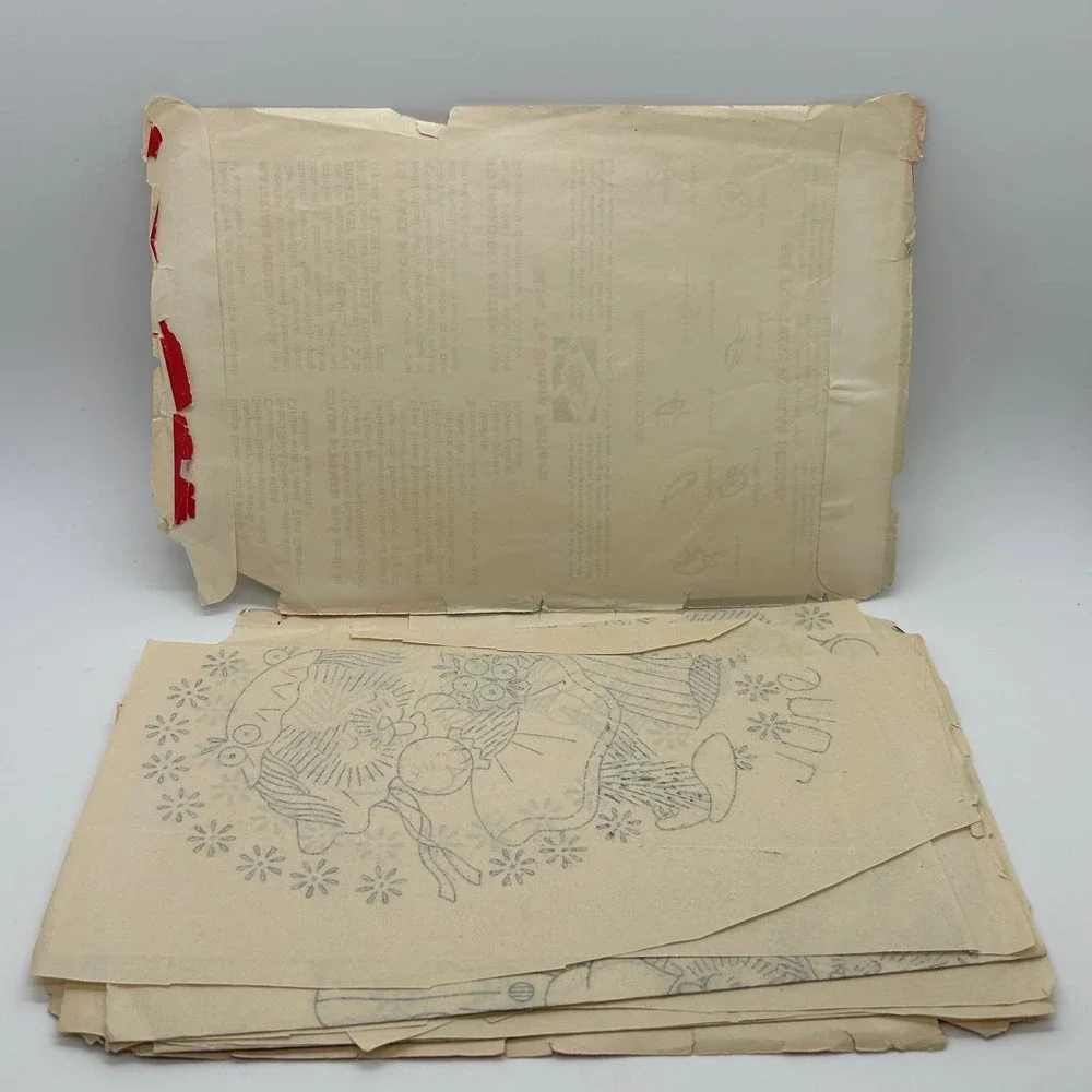 Vogart And Superior Vintage Hot Iron Transfers Lot Of 2‎